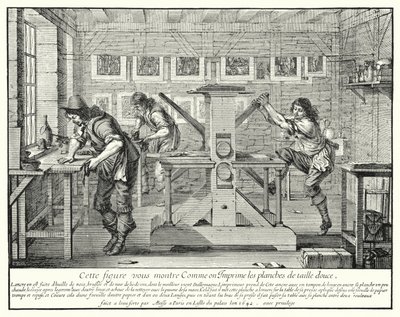 Die Werkstatt des Graveurs von Abraham (after) Bosse