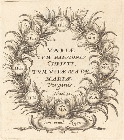 Frontispiz für Callots "Die Geheimnisse der Passion" von Abraham Bosse