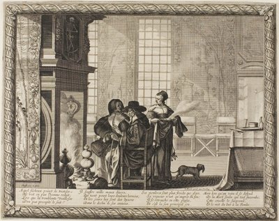 Alter, Platte vier aus Darstellung der vier Lebensalter des Menschen von Abraham Bosse