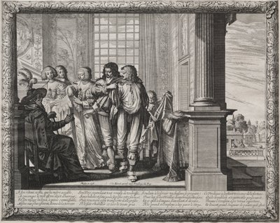 Der verlorene Sohn: Ankleiden für das Fest von Abraham Bosse