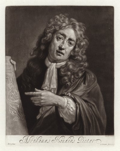 Porträt von Abraham Hondius von Abraham Danielsz. Hondius