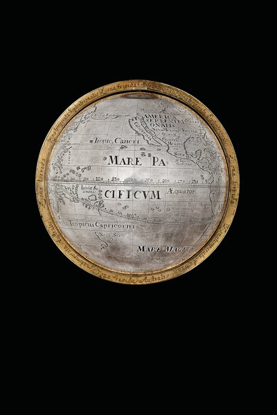 Zwei außergewöhnliche terrestrische und himmlische Globen, unterstützt von Herkules und Atlas, Augsburg, 1697-99 von Abraham Drentwett