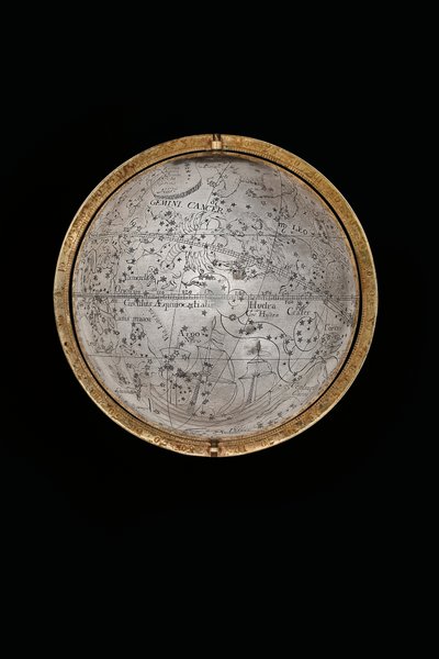 Zwei außergewöhnliche terrestrische und himmlische Globen, getragen von Herkules und Atlas, Augsburg, 1697-99 von Abraham Drentwett