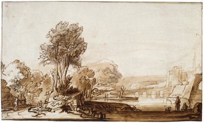 Ein Tor zum Schloss, 17. Jahrhundert von Abraham Furnerius