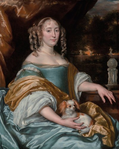 Porträt von Jacquemijna Le Pla von Abraham Lambertsz van den Tempel