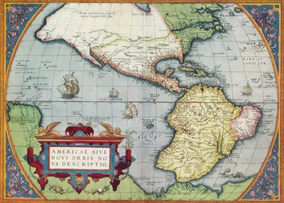 Amerika oder die Neue Welt: Aus dem Theatrum Orbis Terrarum von Abraham Ortelius, 1570, 1570, 19 von Abraham Ortelius