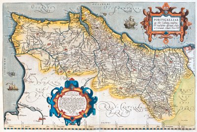 Portugal von Abraham Ortelius