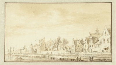 Ansicht von Montfoort von Abraham Rademaker