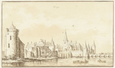 Ansicht der Stadt Gennep von Abraham Rademaker
