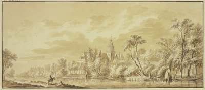 Schloss Nijenrode an der Vecht von Abraham Rademaker