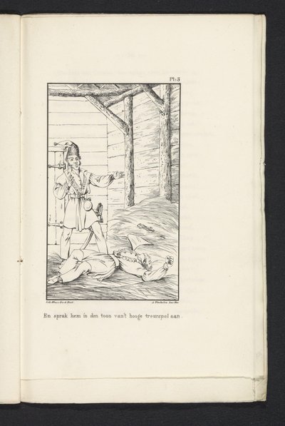 Zug der achtzig Lütticher nach Tervuren (Tafel 3), 1830 von Abraham Vinkeles