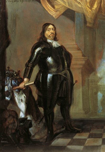 Porträt von Karl X. Gustav von Zweibrücken-Kleeburg (Nyköping) von Abraham Wuchters