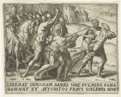 Die Ältesten werden weggeführt von Abraham de Bruyn