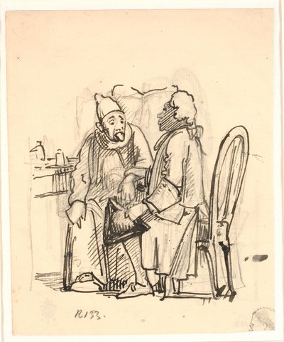 Der heilige Augustinus?, dessen Kleider von einem Putto zerrissen werden von Abraham van Diepenbeeck