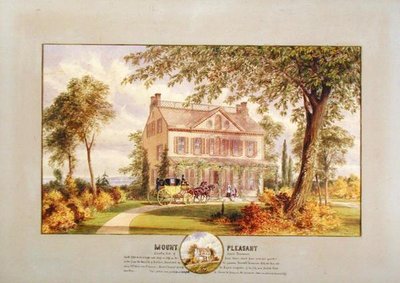 Mount Pleasant (Beekman Mansion), New York City, ca. 1874 von Abram Hosier