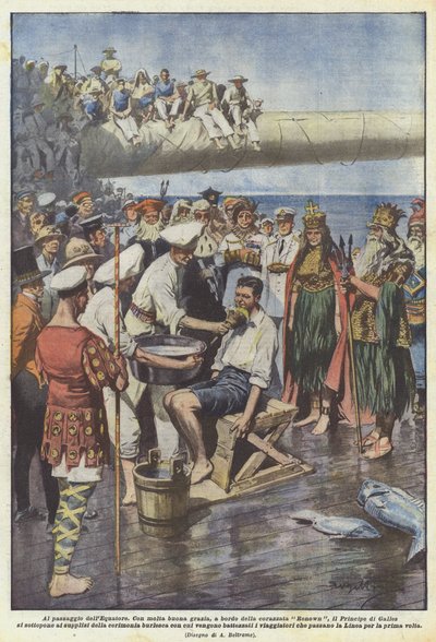 Beim Überqueren des Äquators von Achille Beltrame
