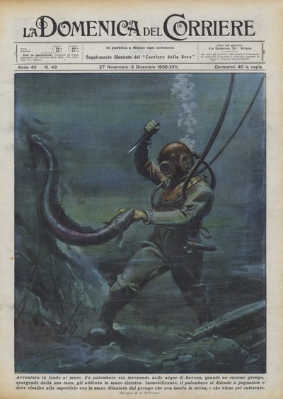 Abenteuer auf dem Meeresgrund von Achille Beltrame