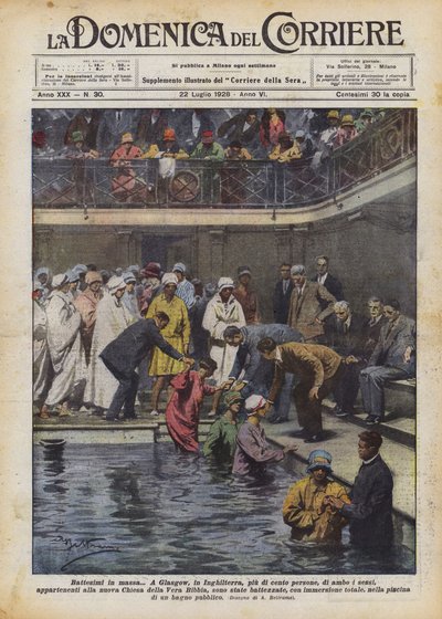 Massenhafte Taufen von Achille Beltrame