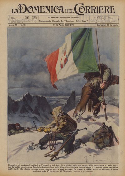 Eroberungen italienischer Bergsteiger in Südamerika von Achille Beltrame