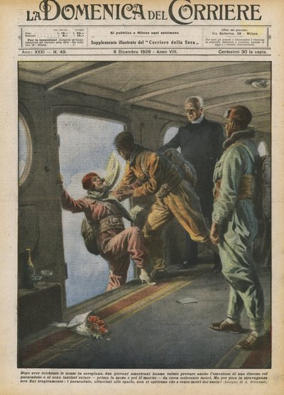 Nach der Hochzeit im Flugzeug wollten zwei junge Amerikaner auch von Achille Beltrame
