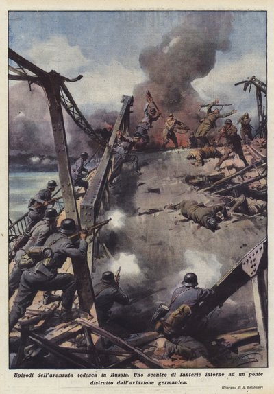 Episoden des deutschen Vormarsches in Russland von Achille Beltrame
