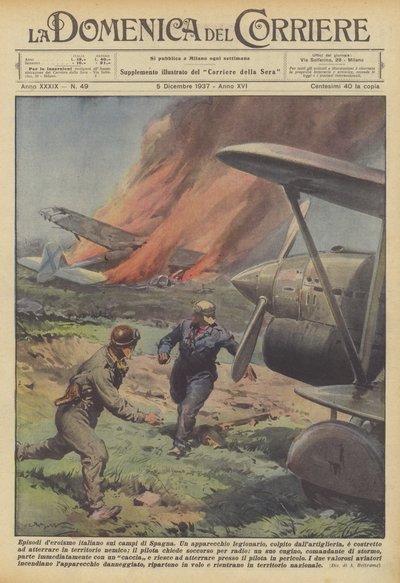 Episoden italienischen Heldentums auf den Feldern Spaniens von Achille Beltrame