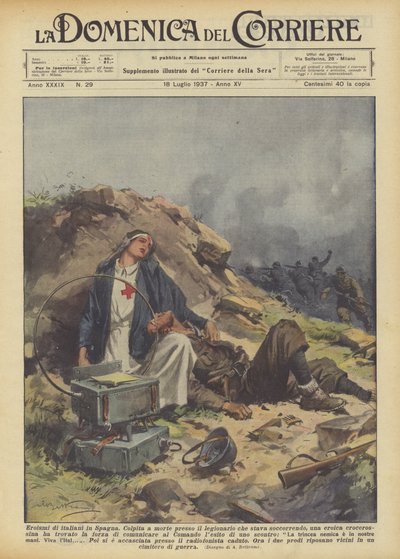 Heldentaten von Italienern in Spanien von Achille Beltrame