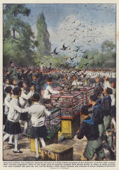 Italienische Freundlichkeit von Achille Beltrame