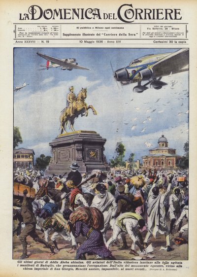 Die letzten Tage des abessinischen Addis Abeba von Achille Beltrame