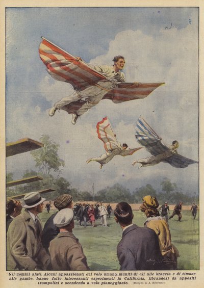 Die geflügelten Männer von Achille Beltrame