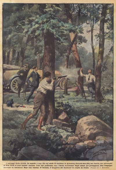 Die Wilden der Zivilisation von Achille Beltrame
