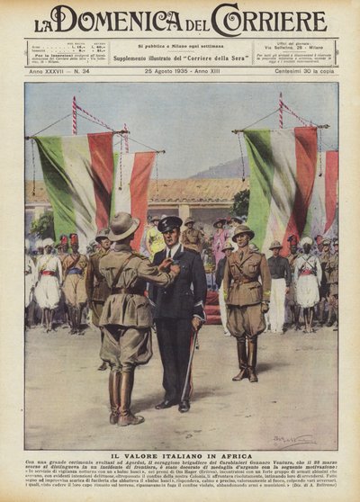 Der italienische Mut in Afrika von Achille Beltrame