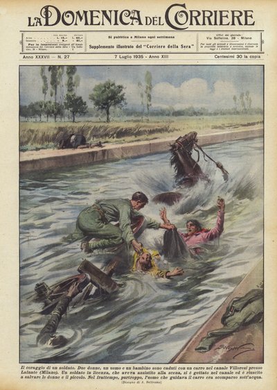 Der Mut eines Soldaten von Achille Beltrame