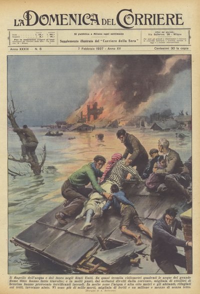 Die Geißel von Wasser und Feuer in den Vereinigten Staaten von Achille Beltrame