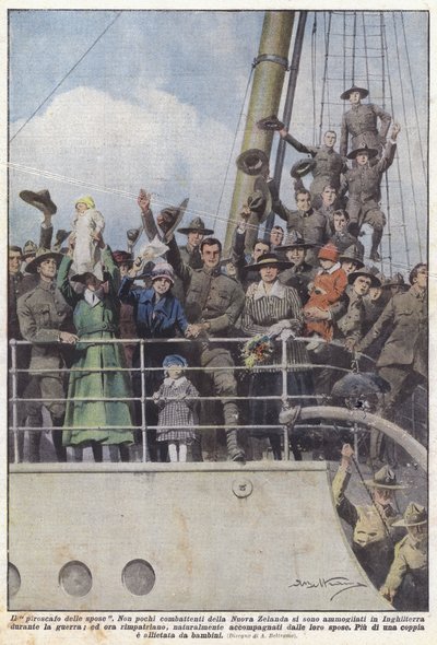Das Brautschiff von Achille Beltrame