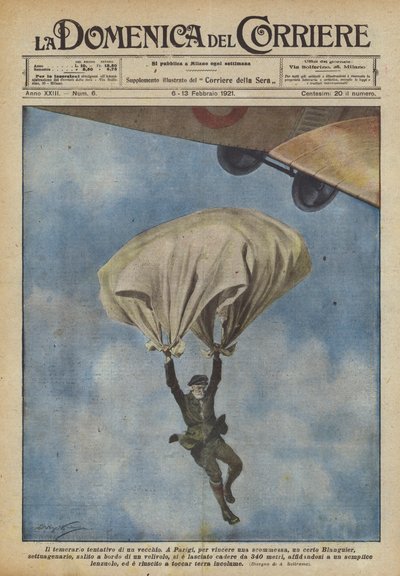 Der waghalsige Versuch eines alten Mannes von Achille Beltrame