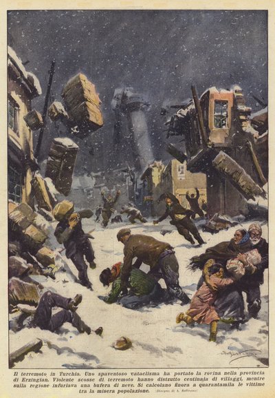 Das Erdbeben in der Türkei von Achille Beltrame