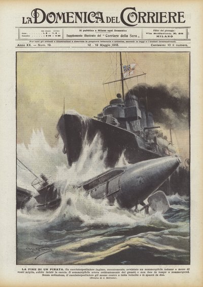 Das Ende Eines Piraten von Achille Beltrame