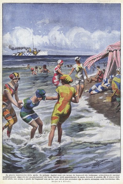 Der Krieg als Inspiration für die Mode von Achille Beltrame