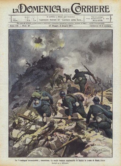 Der uneinnehmbare Berg erobert von Achille Beltrame