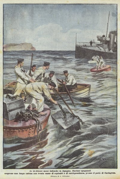 Die verbrecherischen deutschen Machenschaften in Spanien von Achille Beltrame