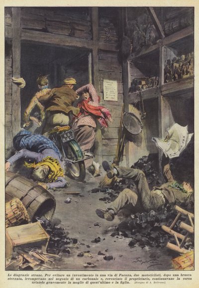 Seltsame Unglücke von Achille Beltrame