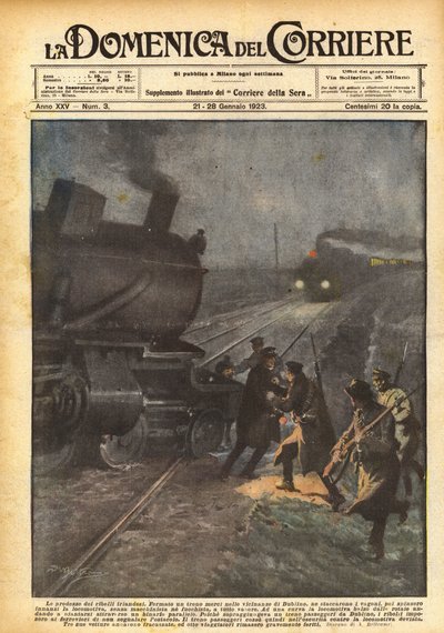 Die Heldentaten der irischen Rebellen von Achille Beltrame