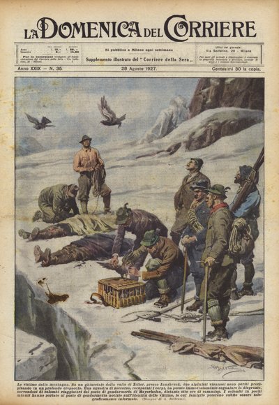 Die Opfer des Berges von Achille Beltrame