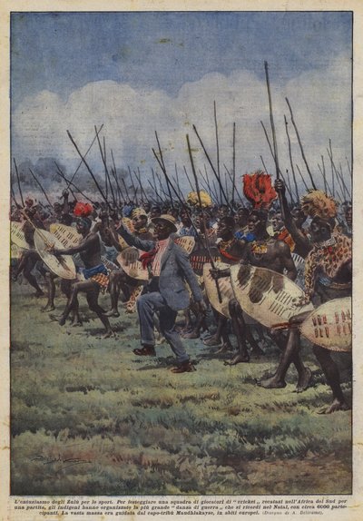Die Begeisterung der Zulu für den Sport von Achille Beltrame