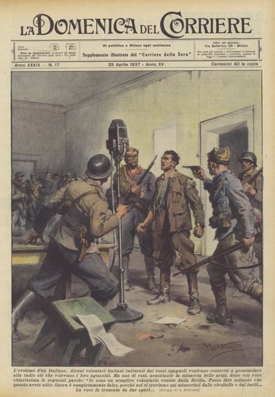 Der Heldentum eines Italieners von Achille Beltrame