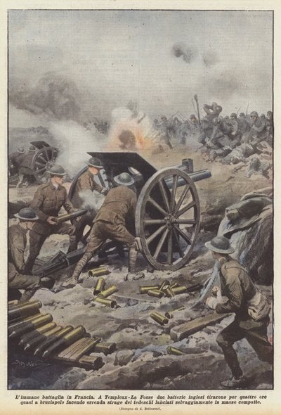 Die Gewaltige Schlacht In Frankreich von Achille Beltrame