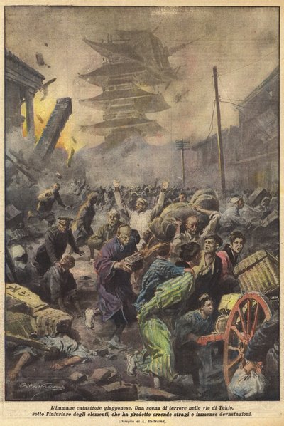 Die immense japanische Katastrophe von Achille Beltrame