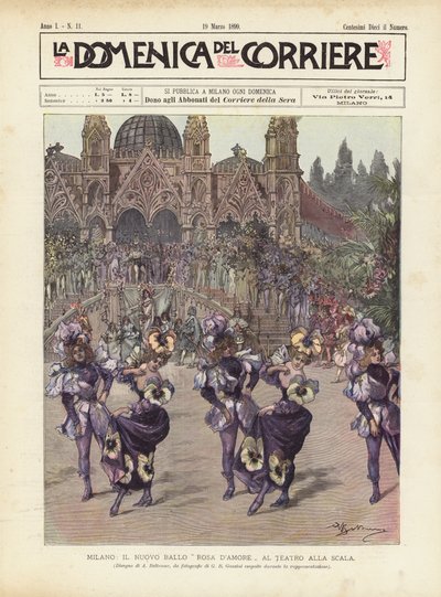 Mailand, das neue Ballett 