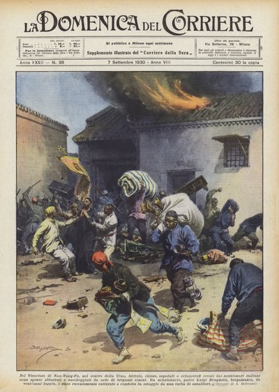 Im Vikariat von Nan-Yang-Fu, im Zentrum Chinas, wurden Institute, Kirchen, Krankenhäuser und Waisenhäuser von Achille Beltrame